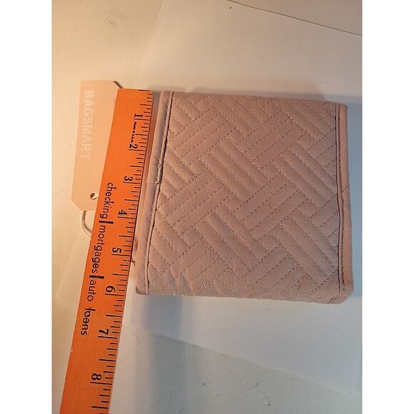 BAGSMART Pink Travel Jewelry Organizer Case Foldable Jewelry Roll BRAND NEW - Picture 7 of 9